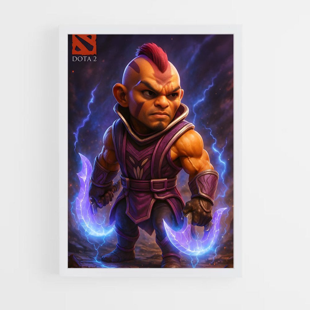 Poster Foudre Mystique – affiche Dota (vue 3)